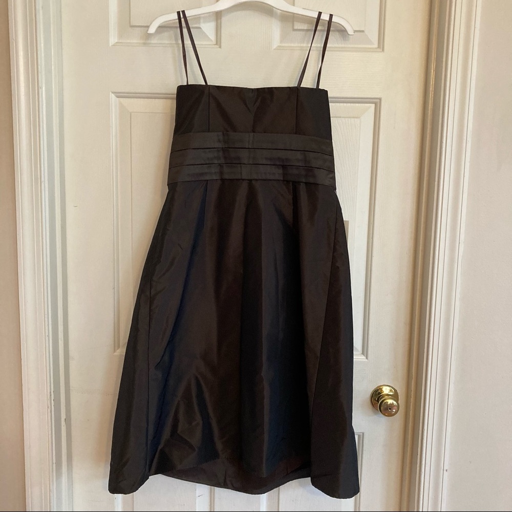 NWT Ann Taylor Brown Strapless Dress, 6 - Picture 2 of 6
